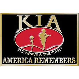 KIA AMERICA REMEMBERS - Cast Belt Buckle - HATNPATCH