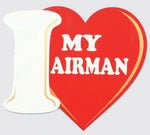 I Love My Airman Decal - HATNPATCH