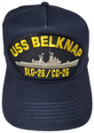 USS Belknap DLG-26/CG-26 Ship HAT - Navy Blue - Veteran Owned Business - HATNPATCH