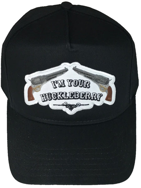 I'M YOUR HUCKLEBERRY WITH CROSSED PISTOLS HAT - HATNPATCH