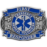 EMT FIRST RESPONDER - Cast Belt Buckle - HATNPATCH