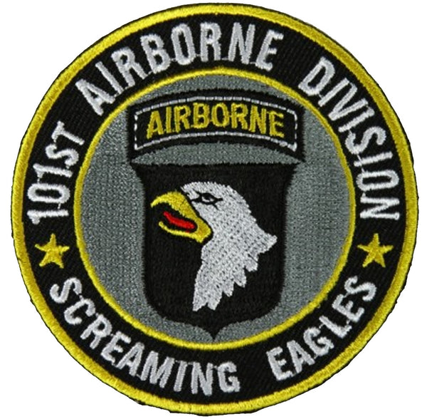 101ST AIRBORNE DIVISION SCREAMING EAGLES ROUND PATCH - HATNPATCH