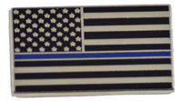 Blue Line Flag Police Pin - HATNPATCH