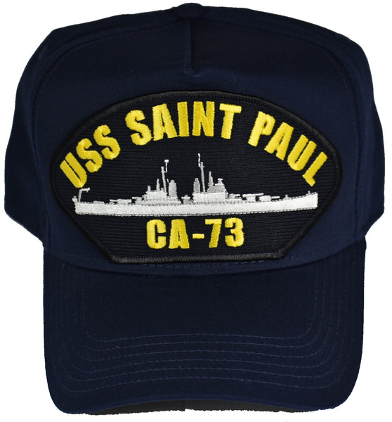 USS St. Paul Saint CA-73 Hat - NAVY BLUE  - Found per customer request! Ask Us! - HATNPATCH