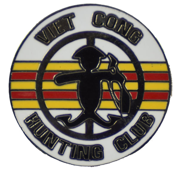 VIET CONG HUNT CLUB HAT PIN - HATNPATCH