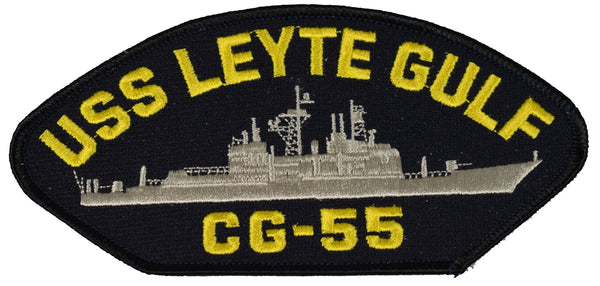 USS LEYTE GULF CG-55 SHIP PATCH - GREAT COLOR - Veteran Owned Business - HATNPATCH