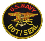 U. S. NAVY UDT/SEAL with TRIDENT PATCH Medium - Color - Veteran Owned Business - HATNPATCH