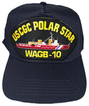 USCGC POLAR STAR WAGB-10 SHIP HAT - NAVY BLUE - Veteran Owned Business - HATNPATCH