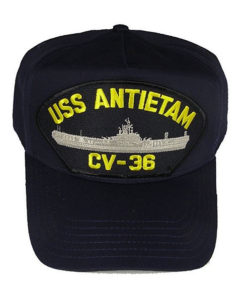 USS ANTIETAM CV-36 HAT - HATNPATCH