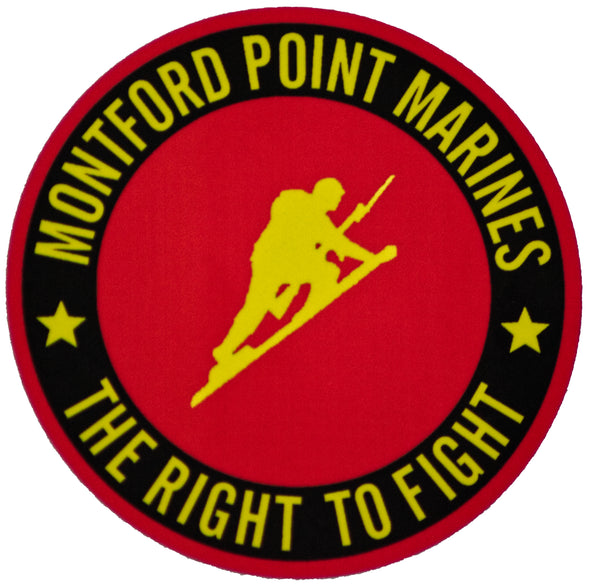 MONTFORD POINT MARINES DECAL - COLOR - Veteran Owned Business - HATNPATCH