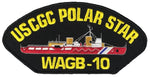 USCGC POLAR STAR WAGB-10 SHIP PATCH - GREAT COLOR - Veteran Owned Business - HATNPATCH