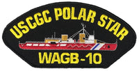 USCGC POLAR STAR WAGB-10 SHIP PATCH - GREAT COLOR - Veteran Owned Business - HATNPATCH