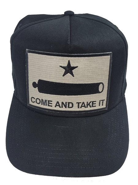 COME AND TAKE IT WITH CANNON HAT - NEW LARGER PATCH - HATNPATCH