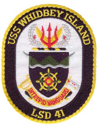 USS WHIDBEY ISLAND LSD-41 PATCH - HATNPATCH
