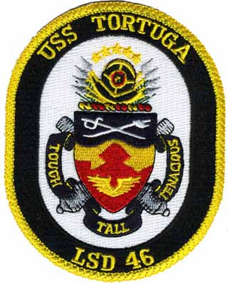 USS TORTUGA LSD-46 PATCH - HATNPATCH