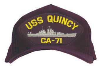USS QUINCY CA-71 HAT - HATNPATCH