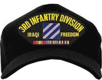 3RD INFANTRY DIVISION OIF W/RIBBONS HAT - HATNPATCH