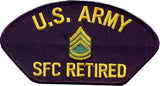 USA SFC RETIRED PATCH - HATNPATCH