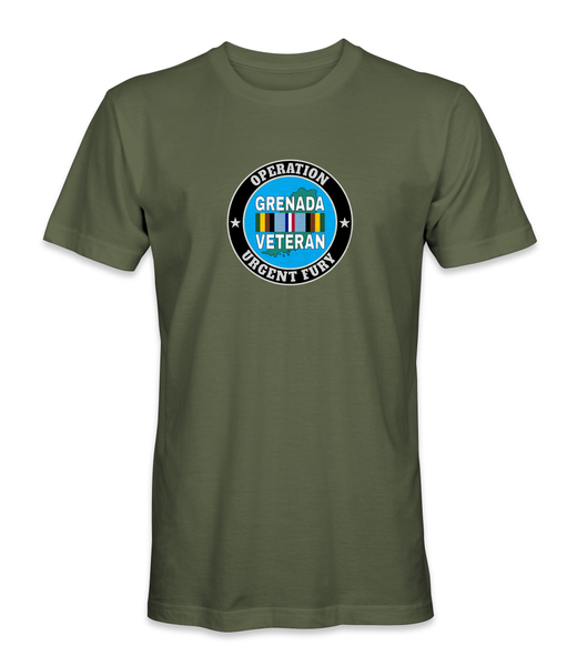 Operation Urgent Fury Grenada Veteran T-Shirt - HATNPATCH