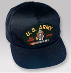 US ARMY OIF VETERAN HAT W/ RIBBONS - HATNPATCH