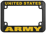 U.S. Army Black Plastic Motorcycle Frame - HATNPATCH