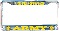 U.S. ARMY LICENSE PLATE FRAME - HATNPATCH