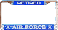 U.S. Air Force Retired LP Frame - HATNPATCH