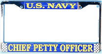 Navy Chief LP Frame - HATNPATCH