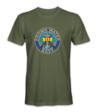 Brown Water Navy with M-16s Logo Vietnam T-Shirt - HATNPATCH