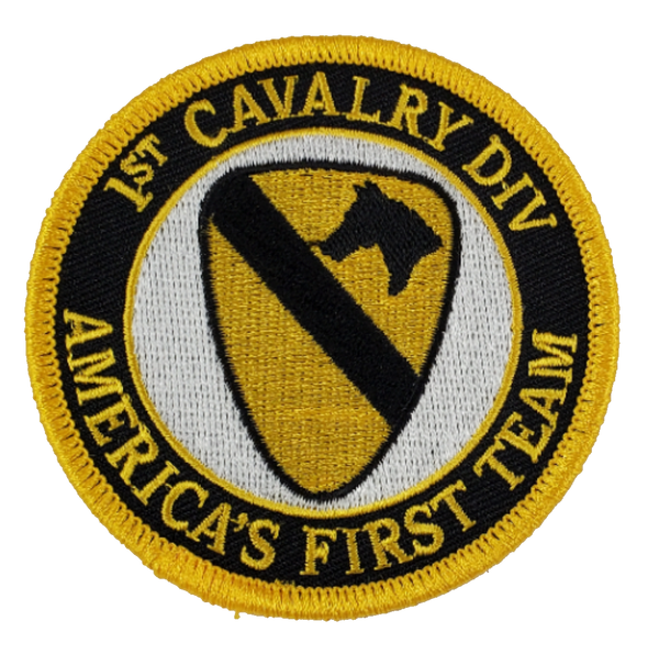 1st Cavalry Division Round Army Patch - HATNPATCH