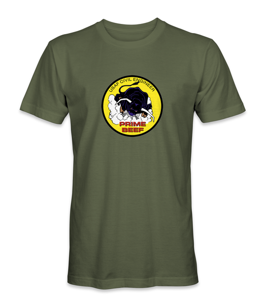 US Air Force Civil Engineer 'Prime Beef' T-Shirt - HATNPATCH