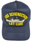 USS Schenectady LST-1185 Ship HAT - Navy Blue - Veteran Owned Business - HATNPATCH