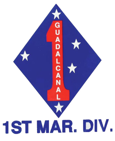 Marine 1st Div. (Guadalcanal) Decal - HATNPATCH