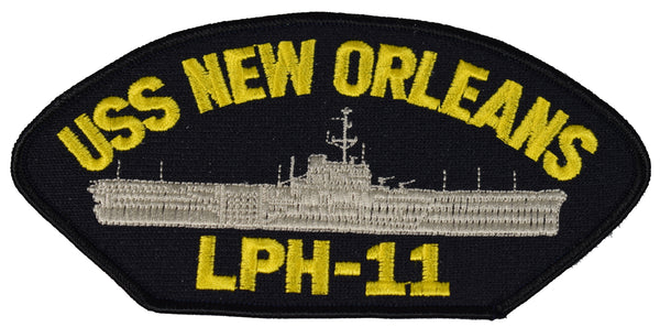 USS NEW ORLEANS LPH-11 SHIP PATCH - GREAT COLOR - Veteran Owned Business - HATNPATCH