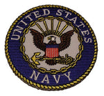 UNITED STATES NAVY PATCH - Multi-colored - Veteran Owned Business - HATNPATCH