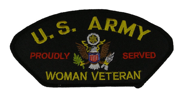 US ARMY WOMAN VETERAN PATCH - HATNPATCH