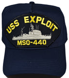 USS EXPLOIT MSO-440 HAT