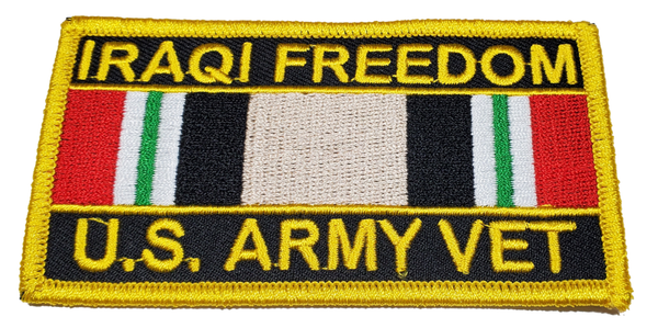 Operation Iraqi Freedom Ribbon Veteran U.S. Army PATCH - HATNPATCH