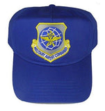 USAF AIR FORCE MILITARY AIRLIFT COMMAND MAC SHIELD HAT ROYAL BLUE VETERAN