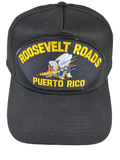 Roosevelt Roads Puerto RICO W/Seabee HAT - Black - Veteran Owned Business