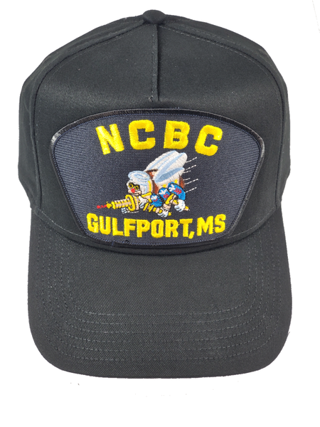 NCBC Gulfport, MS Seabee HAT - Black - Veteran Owned Business