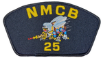 NMCB-25 Seabees Patch - Great Color - Veteran Owned Business