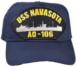 USS Navasota AO-106 Ship HAT - Navy Blue