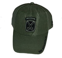 10TH MOUNTAIN DIVISION (ODGREEN) HAT - HATNPATCH