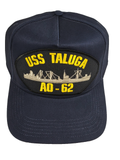 USS TALUGA AO-62 Ship HAT - Navy Blue - Veteran Owned Business