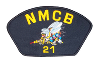 NMCB-21 Seabees Patch - Great Color - Veteran Owned Business