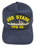 USS Stark FFG-31 Ship HAT - Navy Blue - Veteran Owned Business