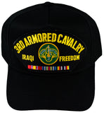 3RD ACR Armored Cavalry Regiment Operation Iraqi Freedom HAT - Black - Veteran Owned Business
