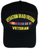 OPERATION IRAQI FREEDOM VETERAN WITH GWOT RIBBON HAT - BLACK - Veteran Owned Business