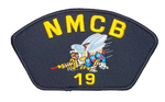 NMCB-19 Seabees Patch - Great Color - Veteran Owned Business